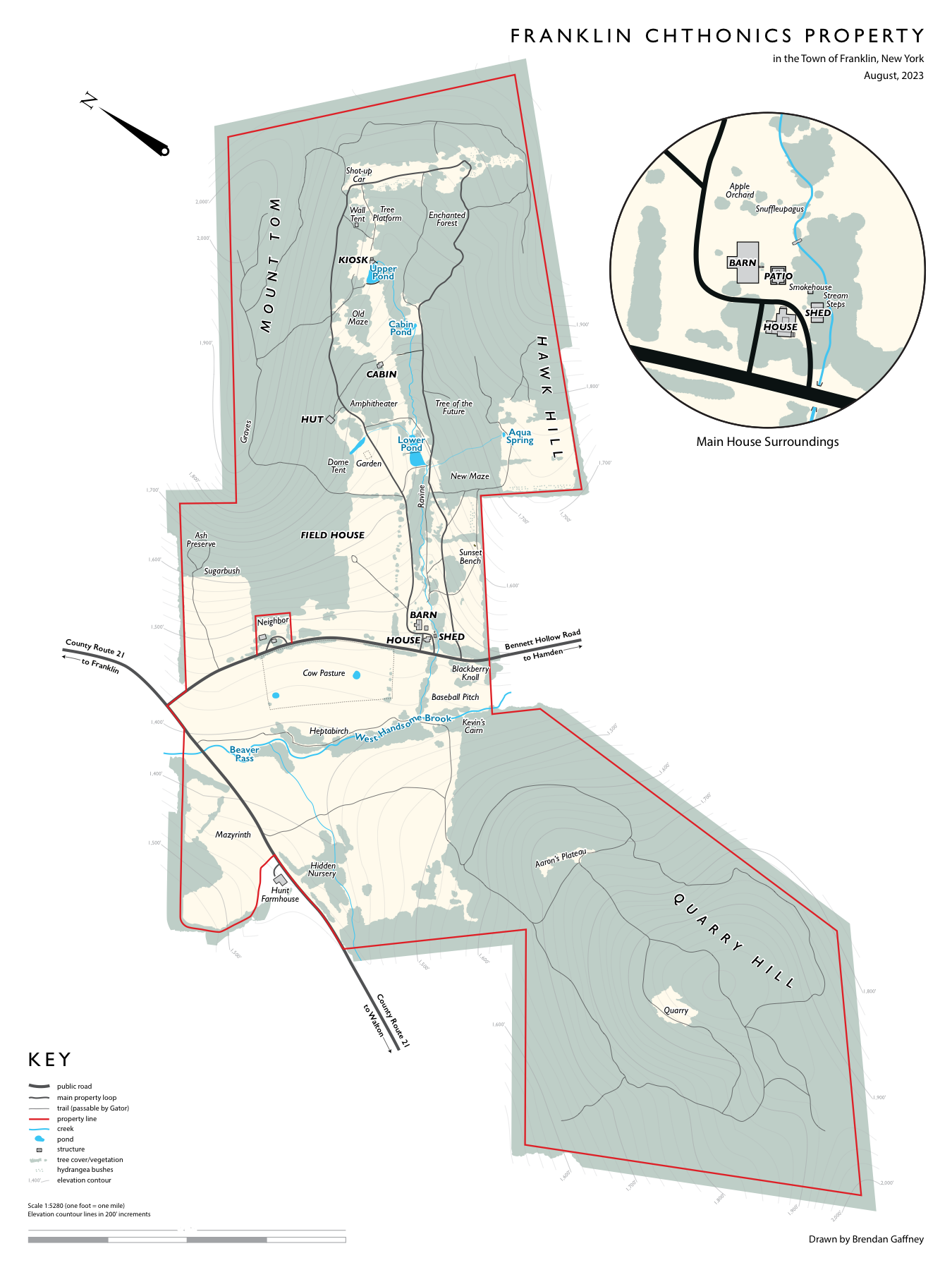 Franklin Chthonics property map
